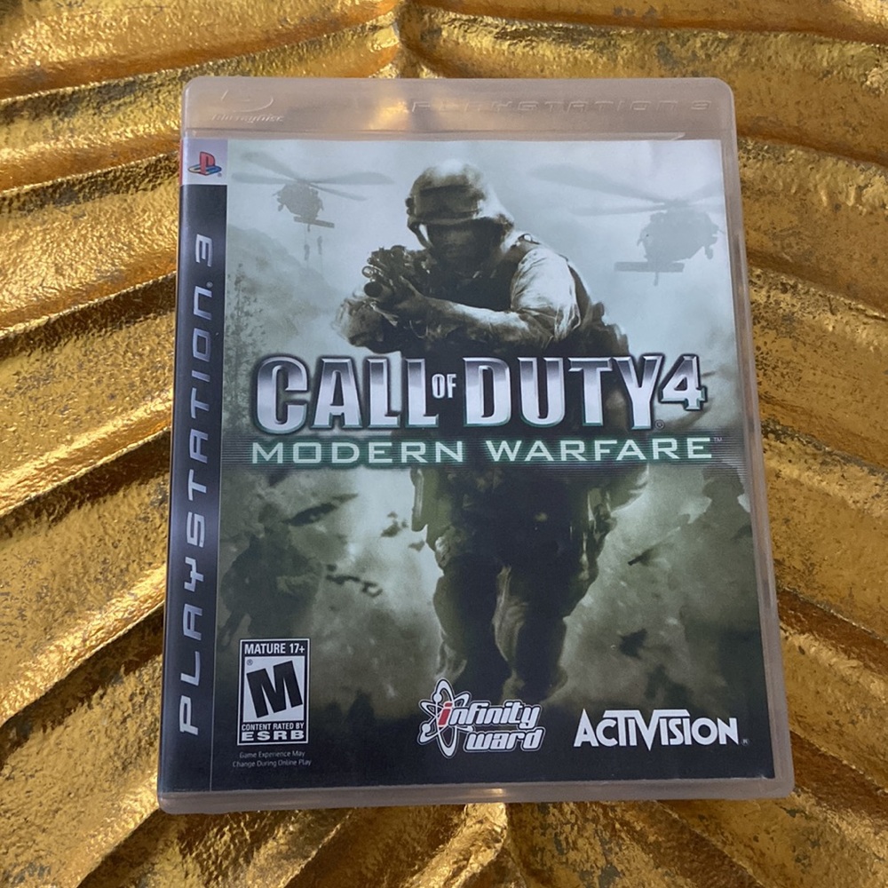 Ps3 playstation 3 call of duty 4 modern warfare